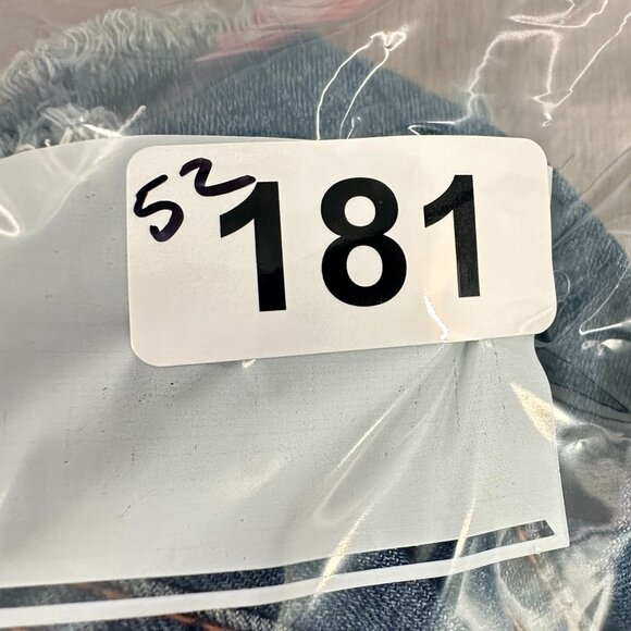 NEW! Indigo Rein Button Down Shorts Size 1/ 24 Waist Cut Offs Distressed Jeans - Picture 9 of 9